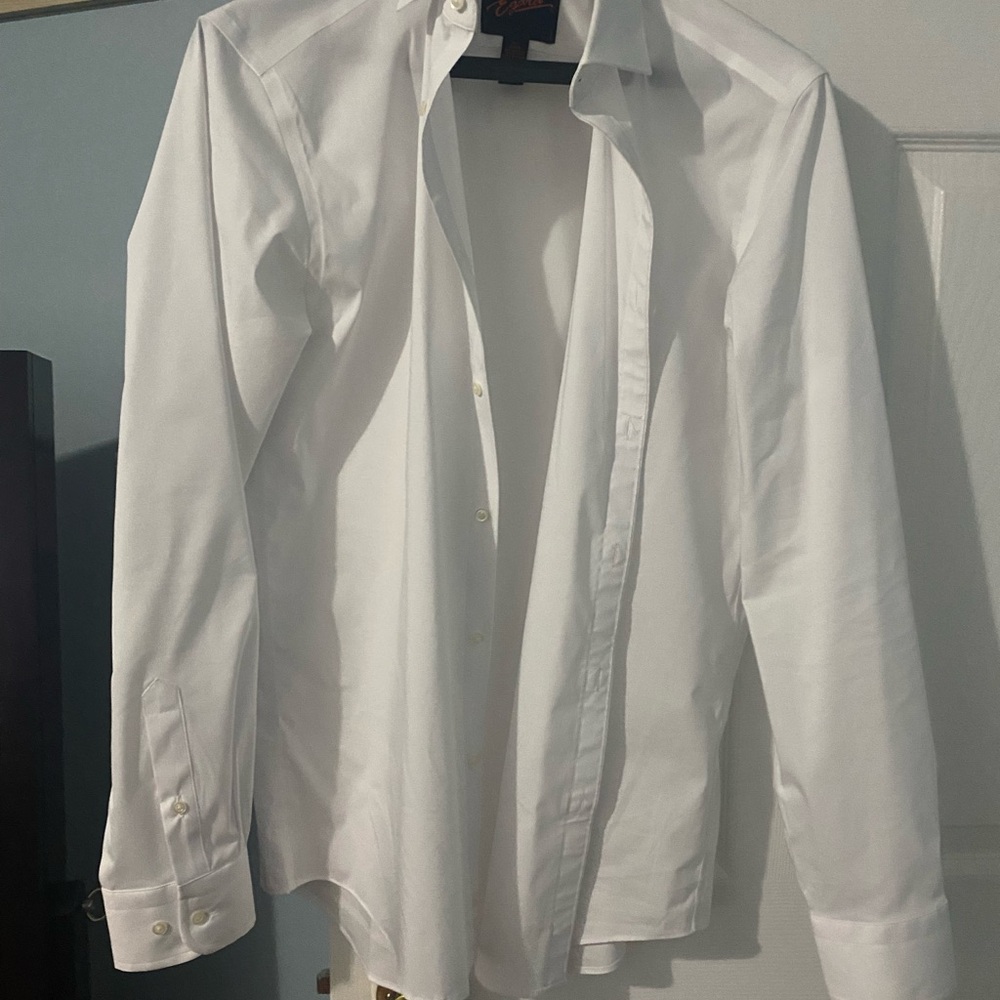 Egara Skinny Fit White Dress Shirt